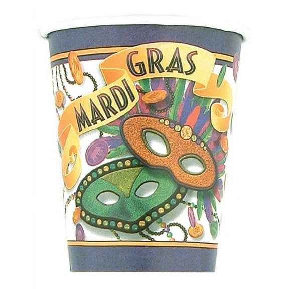 Mardi Gras Paper Cups