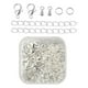 thumbnail image 5 of 80 pieza joyas diy extraíbles broches de langosta extensores Plata clara Hugo Cadenas extensoras, 5 of 8