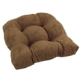 thumbnail image 1 of 19-inch U-Shaped Micro Suede Tufted Dining Chair Cushion, 1 of 1