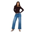 thumbnail image 2 of Forever 21 Women's Low Rise Baggy Stretch Denim Jeans, Sizes 0-14, 2 of 5