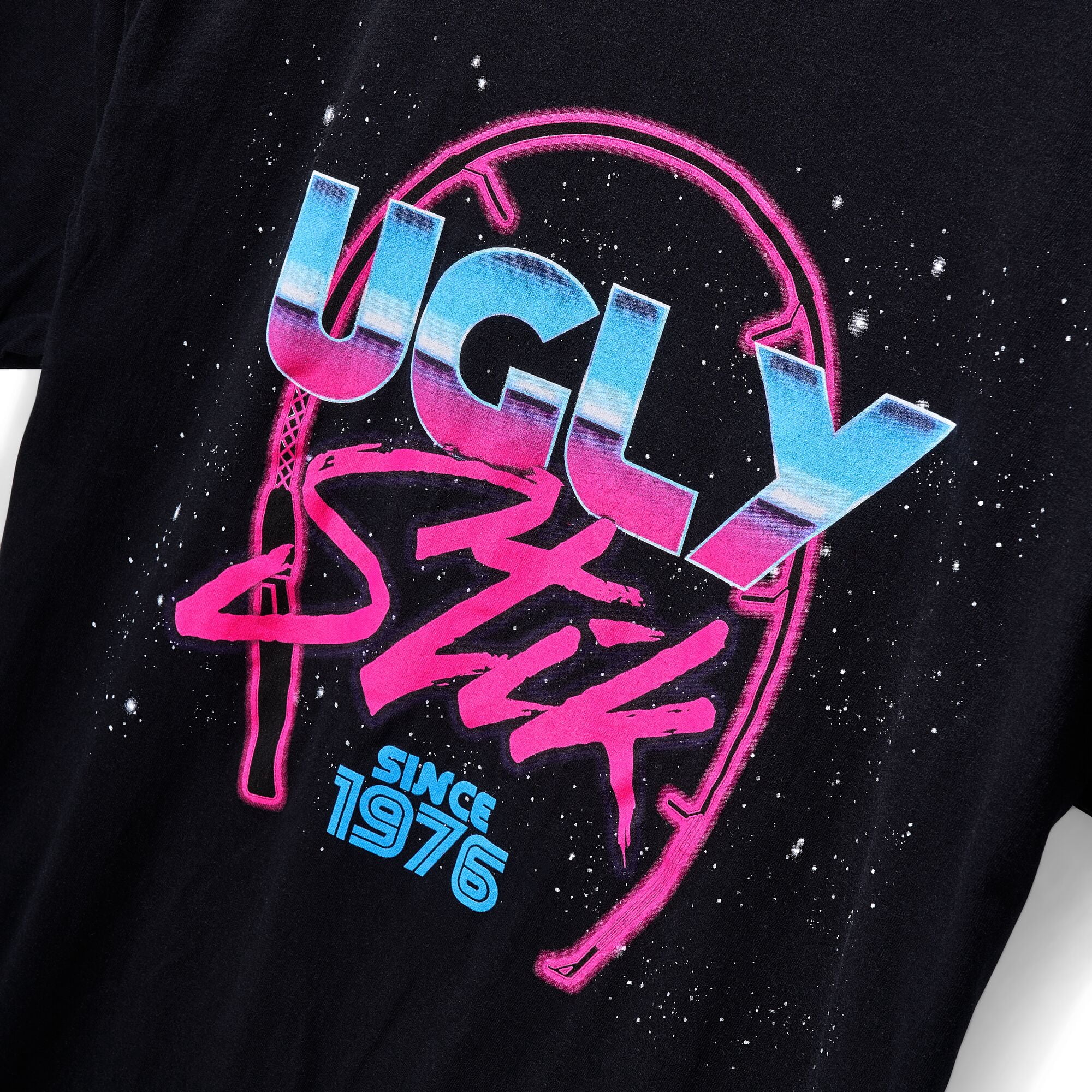 Ugly Stik 80's Logo T-Shirt, Size XL (Black)