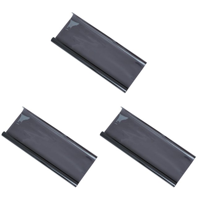 3 rollos de película de aislamiento térmico para ventanas de automóviles de 0,5 x 3 m, 25 % de transmitancia de luz, película de sombreado a prueba de explosiones para vidrio