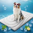 thumbnail image 1 of Cama para perros Cooling Mat Babygreat 2026 con refrigeración automática, 48 x 28 cm, color gris, 1 of 7