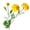 Saffron, variant on 3 Heads Flocked Peonies Artificial Flowers with 19.68" Long Stems, Velvet Real Touch Faux Peony Bouquet for Table Centerpieces Vases Home Wedding Party Decor (Red
