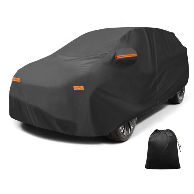 Funda de coche Unique Bargains 210D-PU Oxford, impermeable y a prueba de viento, protección solar con cremallera para Honda Prologue