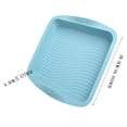 Square Cake Pan 8x8 Baking Pan Pan Nonstick Silicone Cake Silicone