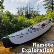 Sea Eagle TC16 Inflatable 16’ High Pressure Drop Stitch Travel Canoe-Wood Web Seats, Pump, Bag & Optional Paddles for Lakes, Rivers & Bays-Easy to Transport, Pack & Stow- 3 Person Electric Pump
