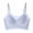 Blue, variant on Womens Bras Wide Elastic Band Seamless T-Shirt Bra Flexible Fit Multi Cup Size Daily Essential M-2XL
