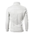 thumbnail image 3 of OGLCCG Men's Full Zip Fleece Jacket Fall Fashion 2023 Lightweight Stand Collar Jackets Soft Warm Windproof Casual Sweatshirt Coats, 3 of 4