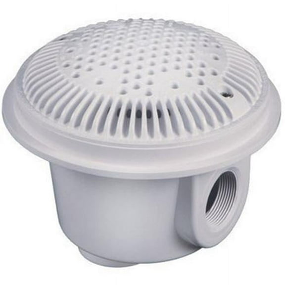 Hayward 8 in Main Drain 2" FPT Side 1.5" FPT Bottom Grey WG1049AVDGRPAK2