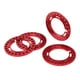 thumbnail image 2 of 4 anillos de bloqueo de llanta de aleación de aluminio de repuesto de 1,9 pulgadas para Axial SCX10 90046 1/10 rojo, 2 of 14