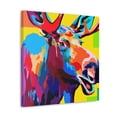 thumbnail image 2 of Moose in Pop Art - Canvas, 2 of 10