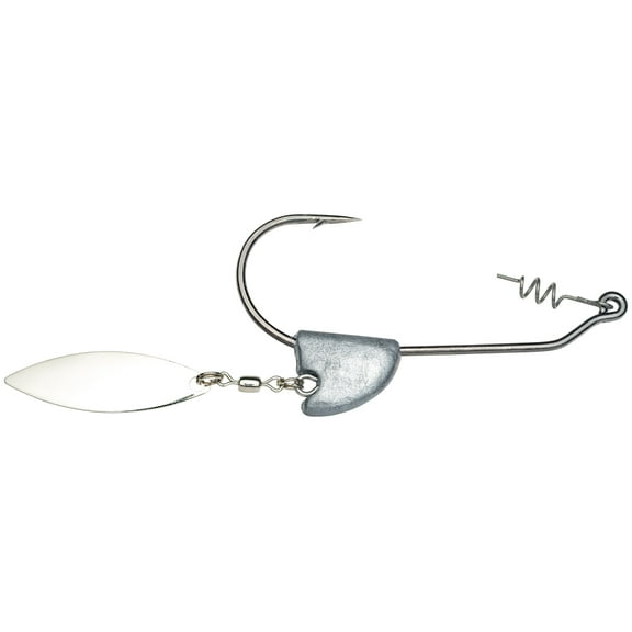 Strike King Tour Grade Belly Blade 1/4 oz 3/0 Hook Unpainted Underspin Jig Head Lure