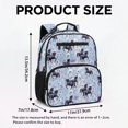 thumbnail image 7 of KUIFORTI Horse Black Toddler Backpack Boys Kids School Bag with Multiple Storage Pockets Adjustable Straps 13.5 Inch for Preschool Kindergarten Daily Use, 7 of 7