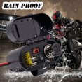 thumbnail image 2 of VALINK Multifunction Motorbike Waterproof USB Charger Power Socket Motorcycle Cigarette Lighter, 2 of 7