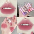 thumbnail image 1 of Fiudx Brillo Labial, Barro Labial Hidratante En Té con Leche, Polvo de Melocotón En Acabado Aterciopelado, Color Mate de Larga Duración, Maquillaje Diario, Apto para Todo Tipo de Piel, 6 Tonos Vibran, 1 of 2