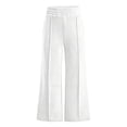 thumbnail image 3 of Girls Wide Leg Sweatpants, Casual Loose Fit Lounge Pants with Elastic Waist for School 5-16 Years, 3 of 5