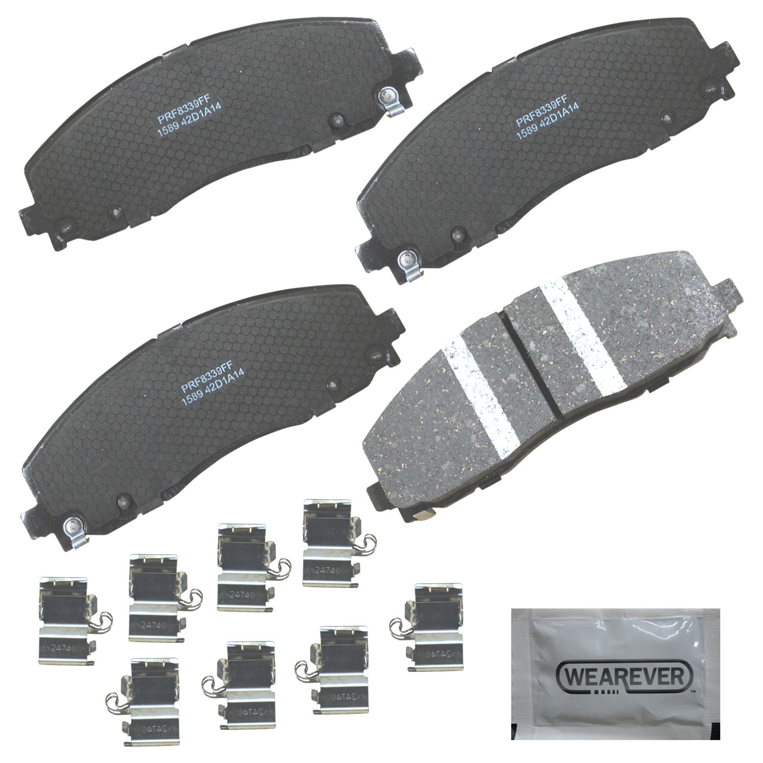 Carquest Professional Platinum Ceramic Brake Pads Front (4Pad Set