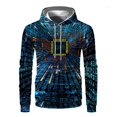 thumbnail image 3 of Sudadera con capucha con gráfico de chip electrónico para hombre, sudadera con estampado 3D de placa de circuito de CPU, sudadera divertida, sudaderas con capucha, ropa de calle, 3 of 5