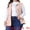 Pink, variant on Women's Plus Cargo Drawstring Waist Sleeveless Jacket 2X Purple