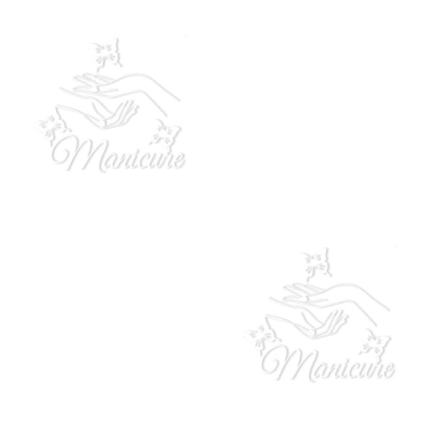Adhesivo de pared con gesto de mano Bearachild decorativo autoadhesivo de PVC 2piezas Blanco