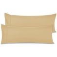thumbnail image 1 of Nestl Body Pillow Case, Microfiber Body Pillow Covers, Body Pillowcase Size (20"x54"), Set of 2, Gold, 1 of 4