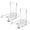 Big, variant on Lynono 2Pcs Clear Acrylic Easel Stand for Displaying Decorative Plates Photo Frame Book