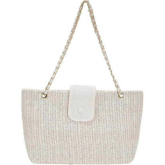 Kukuzhu Hobo Purse for Women Straw Shoulder Handbags Fashion Summer Straw Purses and Handbags Summer