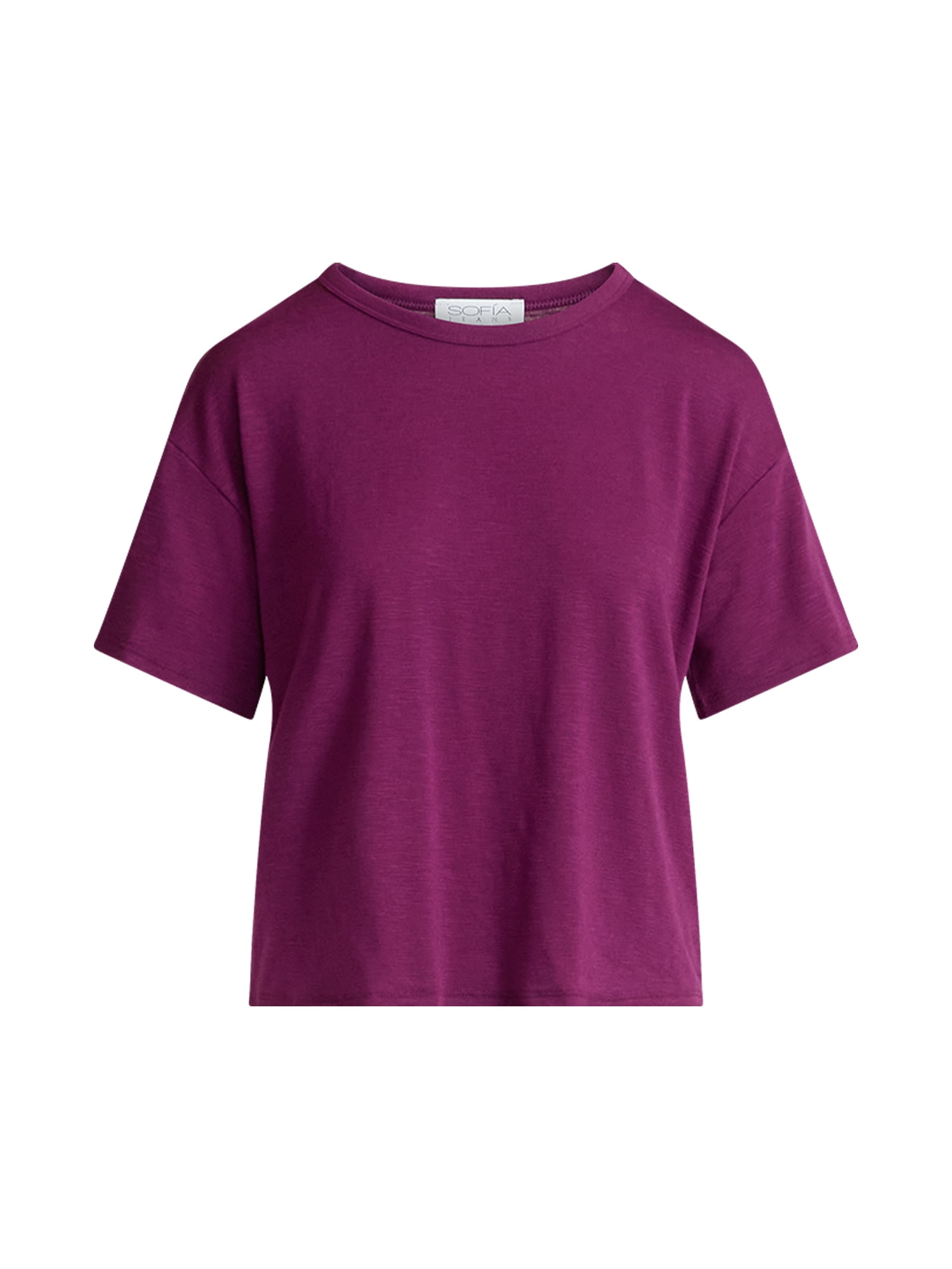 Sofia by Sofia Vergara Women's and Women's Plus Size Sofia Tee with Short Sleeves, Sizes XS-4X