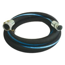 Continental 2" ID x 20 ft Rubber Discharge & Suction Hose BK 1ZNA6