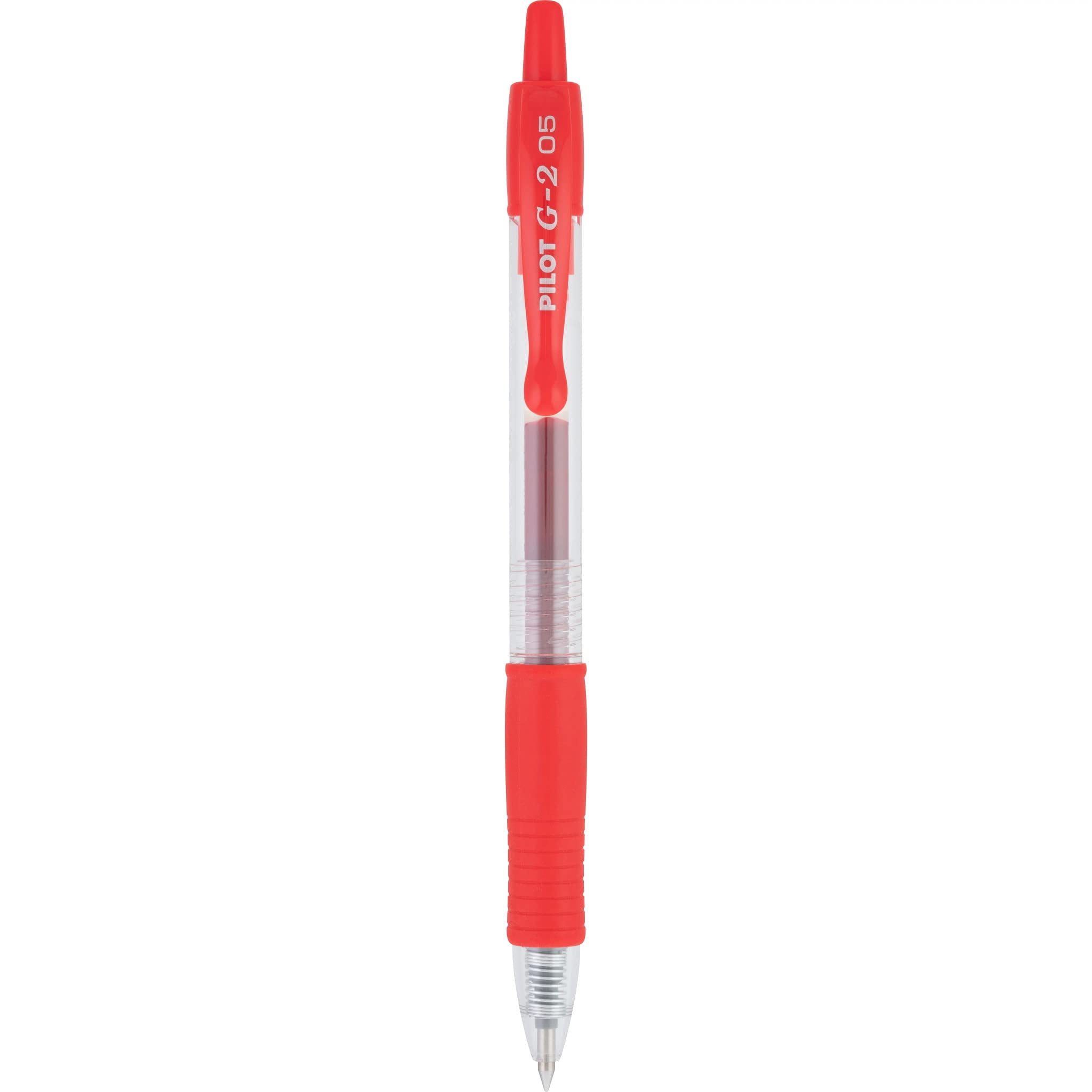 Pilot, G2 Premium Gel Roller Pens, Extra Fine Point 0.5 mm, Pack of 8, Red