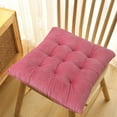 thumbnail image 4 of JingChun Crystal Velvet Chair Pad Home Kitchen office Seat Cushion 15.7x15.7inch Square Chair Cushion for Home Furniture & Decor, 4 of 6