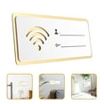 thumbnail image 2 of Shisuyan Carte Wifi Acrylique Multicolore 1Pcs 11.8X4.7X0.4In, 2 of 8
