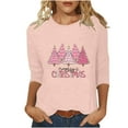 thumbnail image 2 of Qertyioot Christmas Chandail en Molleton Décontracté pour Femmes, Manches Longues Col Rond Imprimé Ample, 2 of 5
