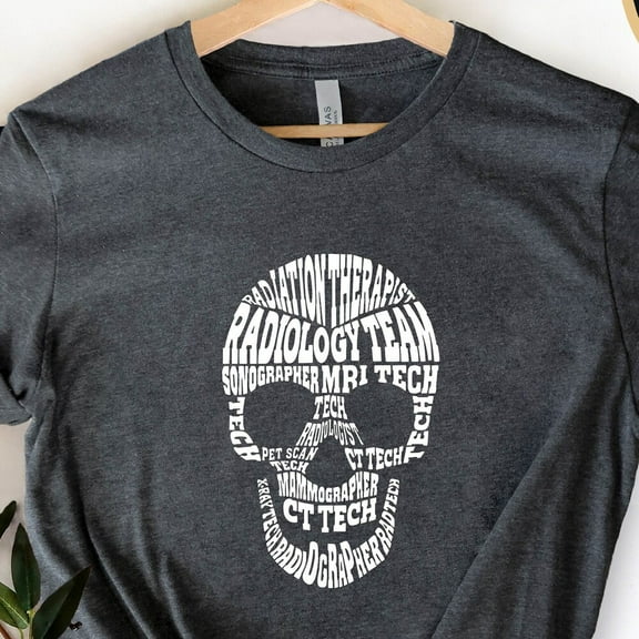 QUNHSHIRT Radiation Therapist Shirt, Radiation Student Shirt, Nurse Shirt, Skeleton Shirt, Rad Therapy T-Shirt, Radiology Team Shirt, Radiolog Gifts Unisex S-5XL Hot Trending Shirt
