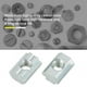 thumbnail image 2 of Zinc Plated Carbon Steel Sliding T slot Nut for Aluminum Profile Accessories (M8), 2 of 5