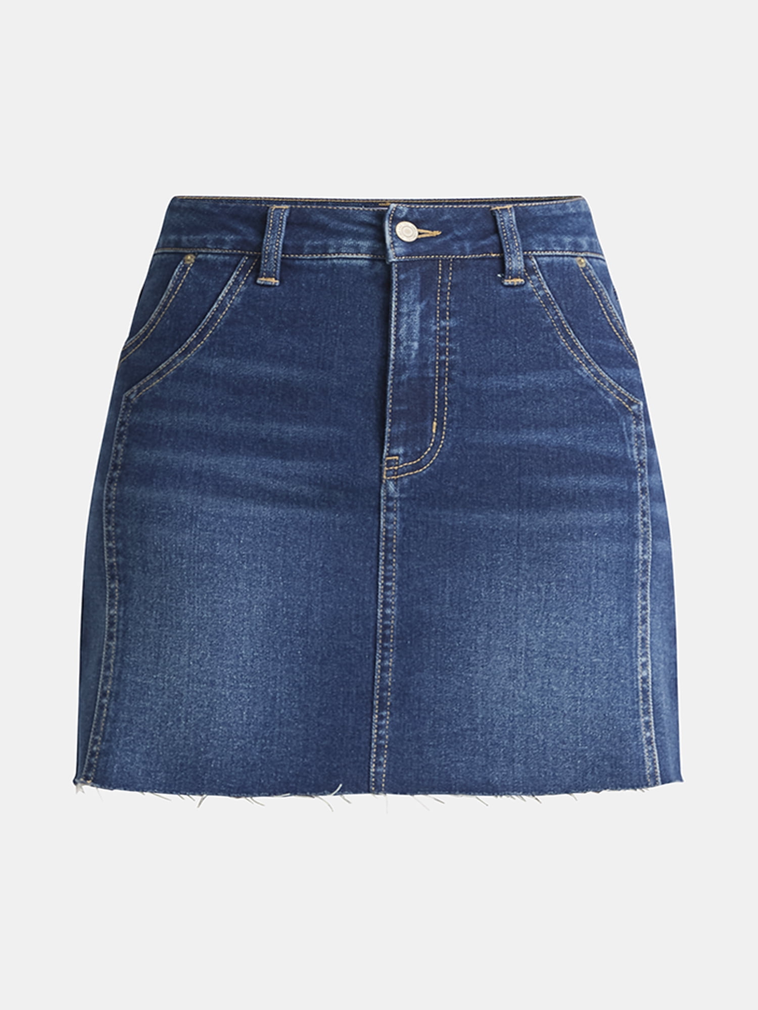 Time and Tru Women's Denim Mini Skirt, Sizes 0-20