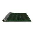 thumbnail image 2 of Ahgly Company Indoor Square Persian Turquoise Blue Traditional Area Rugs, 4' Square, 2 of 4