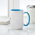 thumbnail image 4 of CafePress - I Climb Therefore I Am Large Mug - 15 oz Ceramic Large White Novelty Mug, 4 of 4