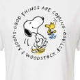 thumbnail image 3 of Peanuts - Good Things Are Coming Circle - Juniors Cropped Cotton Blend T-Shirt, 3 of 6
