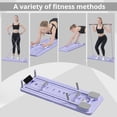 thumbnail image 2 of Set Pilates Reformer JANUA, tabla de pilates 5 en 1, color morado, 2 of 6