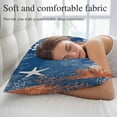 thumbnail image 5 of Orange Navy Blue Coral Throw Pillow Covers, Summer Beach Coastal Ocean Starfish Soft Breathable Pillow Cases with Zipper for Sleeping, Toddler Pillowcases for Couch Bed Sofa Chair 12x20 Inches, 5 of 9