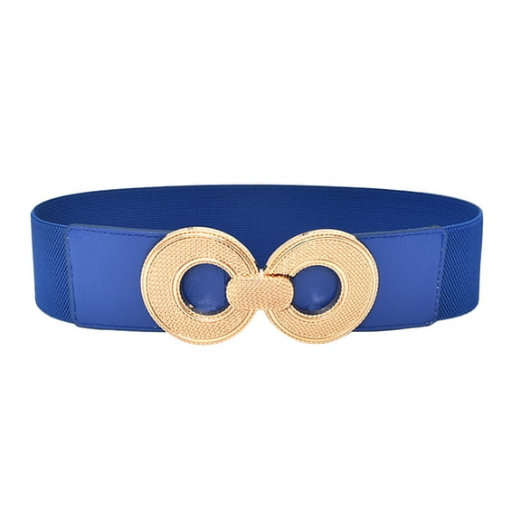 Belts for Women Women Stretchy Belt for Dresses Vintage Elastic Wide Waist Belt Belt Clearance