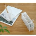 thumbnail image 3 of Weloille 3PC/6PC Desktop Pen Organizer Office Supplies Storage Semi Transparent Feather, 3 of 7
