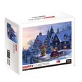 thumbnail image 1 of Calendario de Adviento de Navidad - Calendario de Adviento de 1000 piezas 2023, rompecabezas de árbol de Papá Noel, regalos de Navidad para niños y adultos (cabaña de hielo, 1000 piezas), 1 of 4