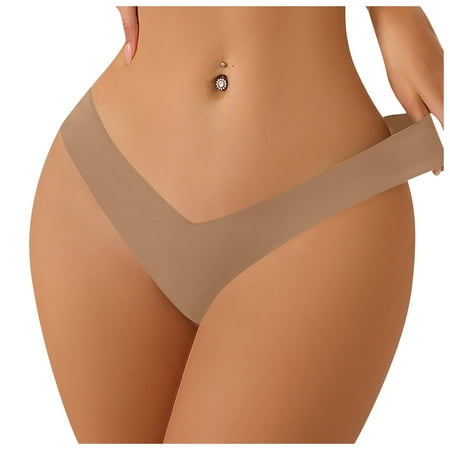 

UoCefik Womens Low Waist Low Waist Thong Sexy Underwear Thongs for Women Quick Dry G-String