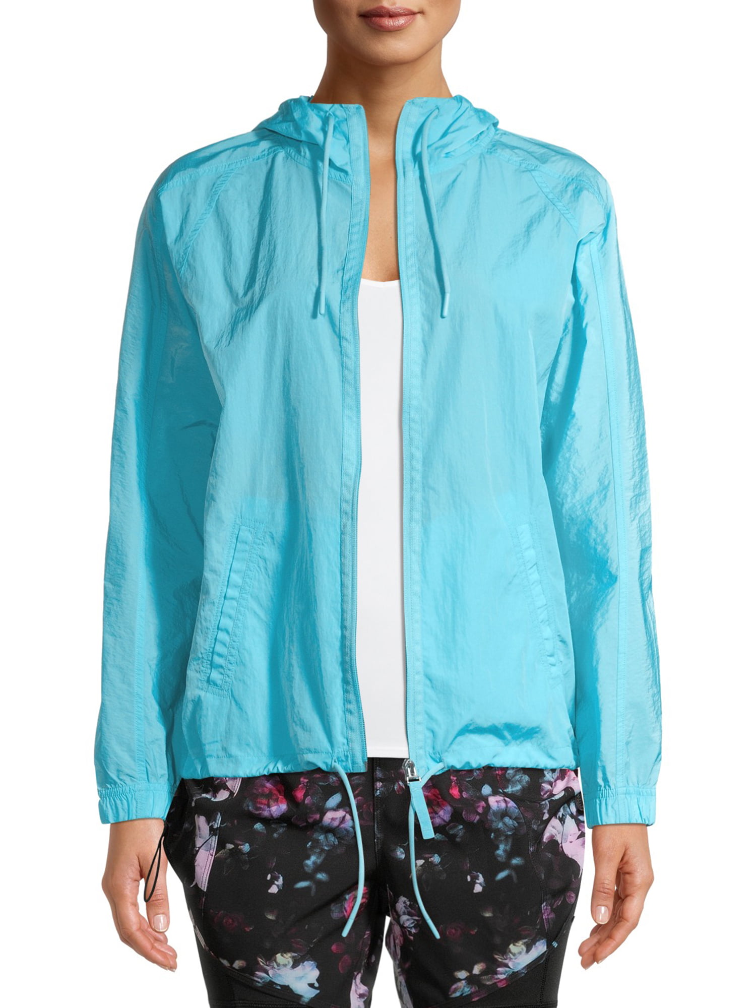 Avia Womens Short Sleeve Windbreaker Hoodie Vest Jacket or Top