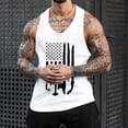 thumbnail image 5 of Eashery Vest T Shirt Men Sweaty Tops Summer Casual Vests for Men White X-Large, 5 of 5