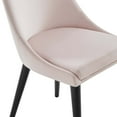 thumbnail image 6 of Modway Viscount 19" Modern Velvet Dining Chair in Pink (Set of 2), 6 of 10