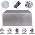 thumbnail image 4 of Fundas para muebles de jardín, 600D Oxford Funda para muebles de jardín Cubierta protectora impermeable Lona anti-UV para mesas de jardín Muebles de patio, con cordones 255x255x80cm Zhivalor  XDHY-17-161, 4 of 8